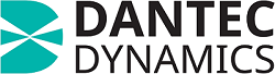 DANTEC DYNAMICS logo with black text and green logo